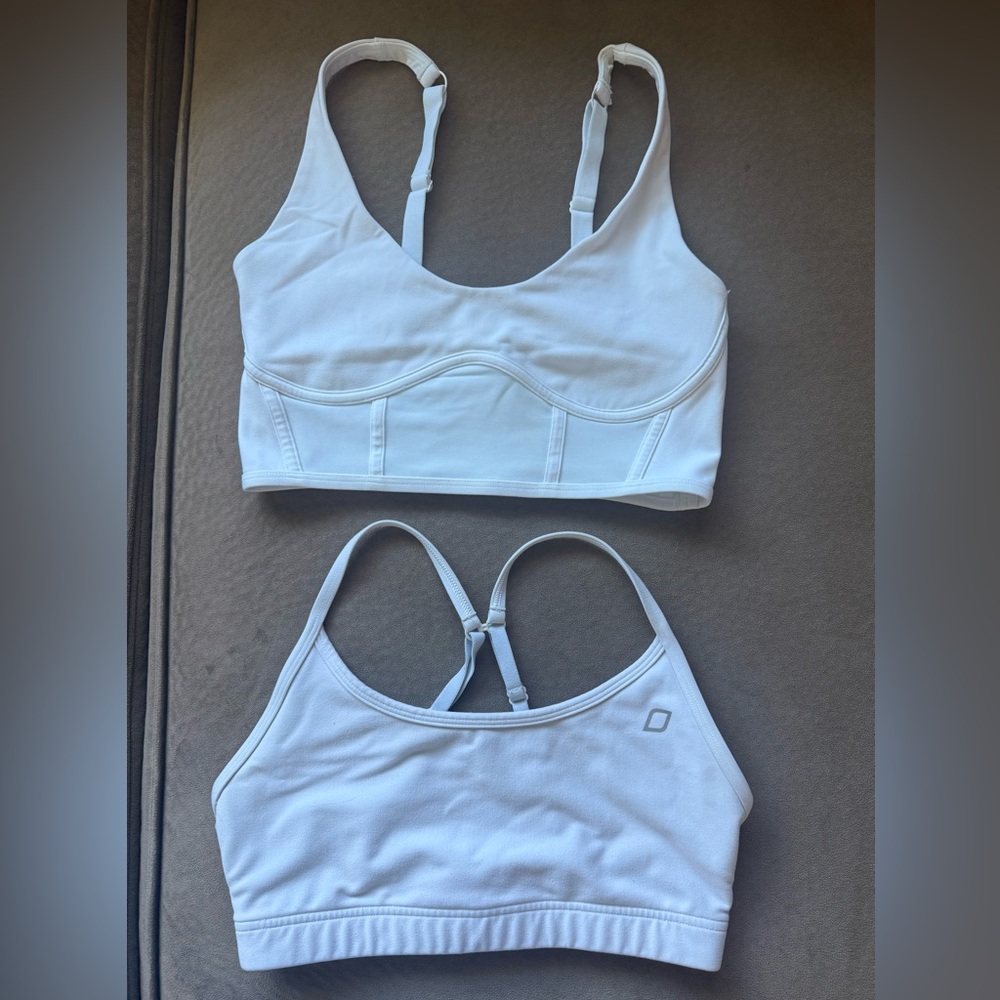 Lorna Jane White Sports Bras Set